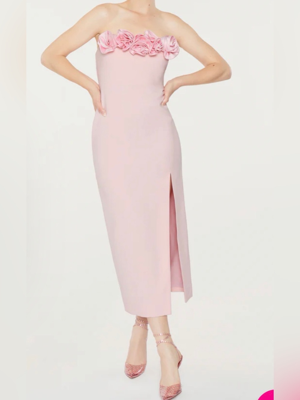 Likely Blush Pink Strapless Catania Dress - Picture 2 of 7